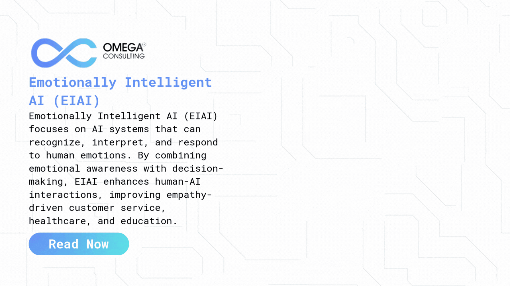 Emotionally Intelligent AI (EIAI)