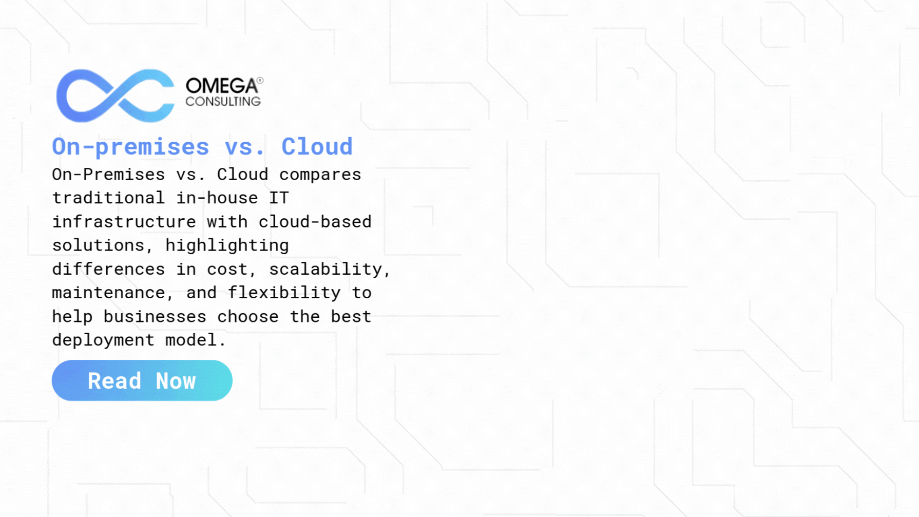 On-premises vs. Cloud