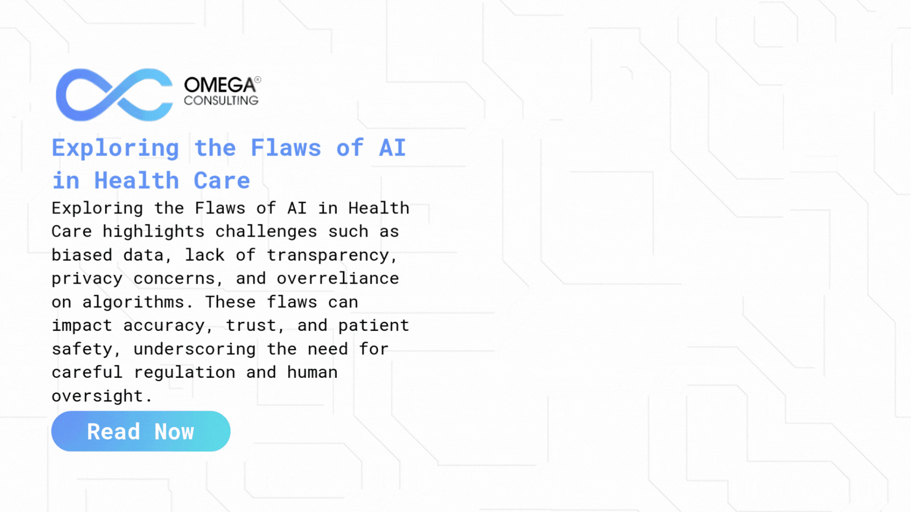 Exploring the Flaws of AI in Health Care